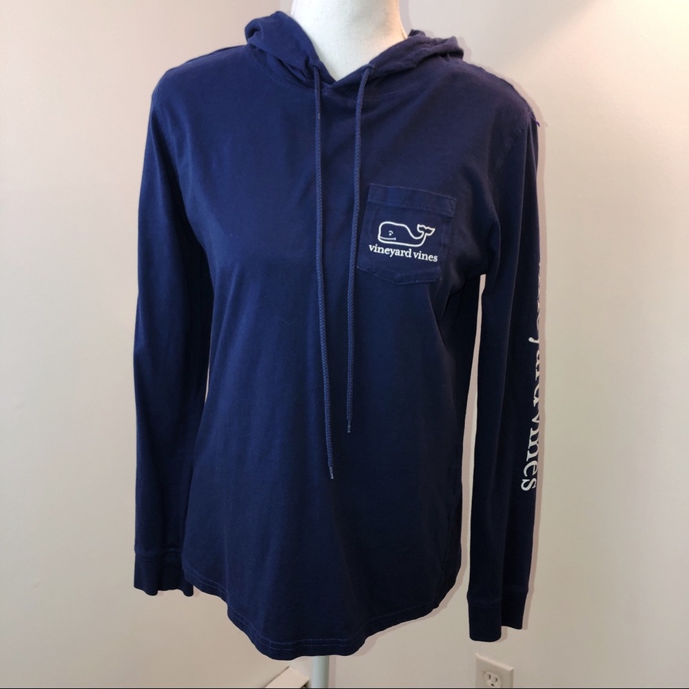 Vineyard Vines Navy Whale Hoodie